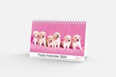 Bureaukalender 2024 - Puppy - 20x12cm - 300gms