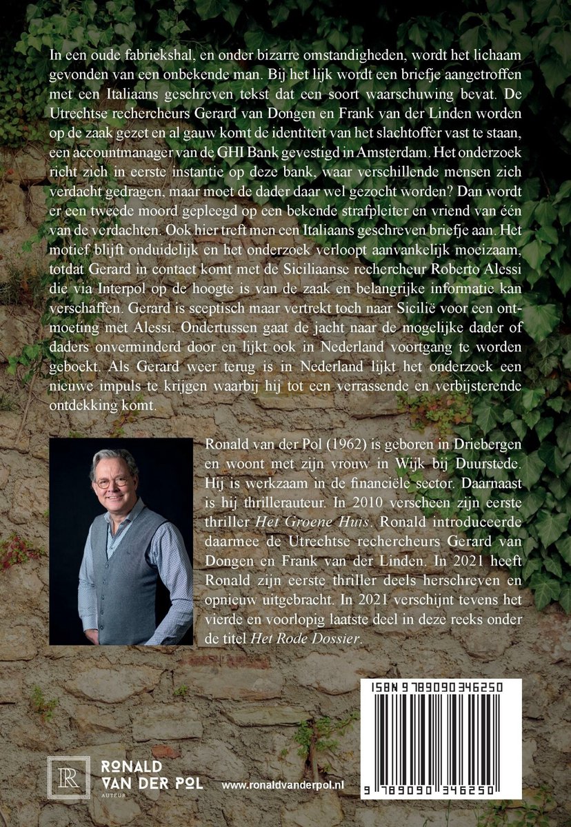 Het Groene Huis - back cover