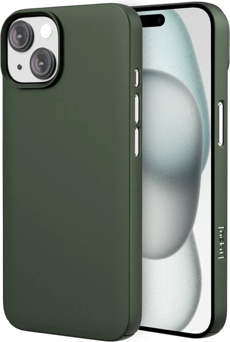 Nekit Hoesje Geschikt voor iPhone 15 | Compatibel met MagSafe | Back Cover met Magneet | Extra Dun | Lichtgewicht | Slank | Groen
