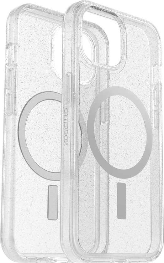 OtterBox Symmetry MagSafe Case - Geschikt voor Apple iPhone 15 Hoesje - Glitter