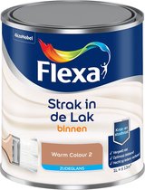 Flexa Strak in de lak - Binnenlak Zijdeglans - Warm Colour 2 - 1l