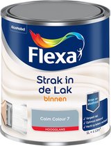 Flexa Strak in de lak - Binnenlak Hoogglans - Calm Colour 7 - 1l