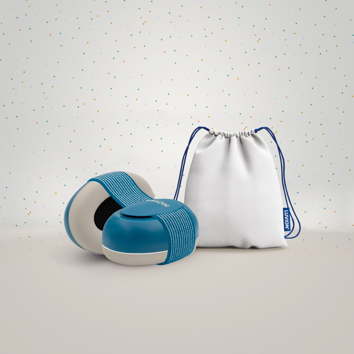 LUVION® Baby Gehoorbeschermer - Premium gehoorbescherming voor je baby - tot 3 jaar - Petrol Blue – foto 3