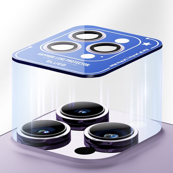 BLUEO Sapphire - Camera Lens Bescherming Geschikt voor iPhone 14 Pro en 14 Pro Max
