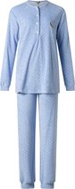 Cocodream - Badstof Dames Pyjama - Blauw - Maat XXL