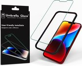 Umbrella Glass EasyClick UltraHD Screenprotector - Geschikt voor iPhone 14 Plus