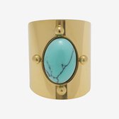 Essenza Bague Grande Ring Blue Gold