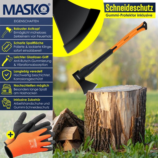Blackhawk hache 2200g 2,2 kg fibre de verre 720 mm | Leroy Merlin Blackhawk hache 2200g 2,2 kg fibre de verre 720 mm | Leroy Merlin