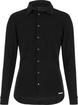 Santini Gravel Lange Mouwen Overhemd Zwart XL Man