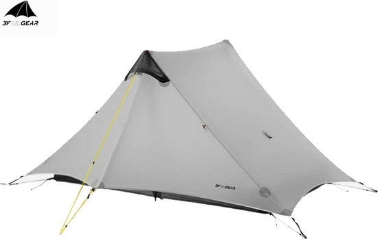 3F UL GEAR® Lanshan 2-persoons Tent - Ultra Lichtgewicht - 4 seizoenen trekking tent - Waterdicht - Kampeertent - Kamperen - Dubbeldaks trekkerstent - Hiking & Wandelen - 3F UL GEAR