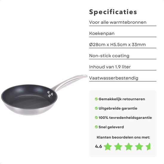 Koekenpan - ø 28 cm kopen? - Nederland - Dat doe je goed