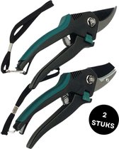 Snoeischaren Set - Snoeischaar - Bloemenschaar - RVS - Extra Grip - 15mm doorsnede - 2 Stuks - Inclusief EBOOK