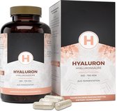 Hyaluronzuur Capsules - Hooggedoseerd met 500 mg - 100 Capsules - 500-700 kDa - Gemaakt door plantaardige fermentatie - Veganistisch - Topkwaliteit