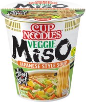 Nissin Cup Noodles Veggie Miso - Voordeelverpakking - 8 stuks