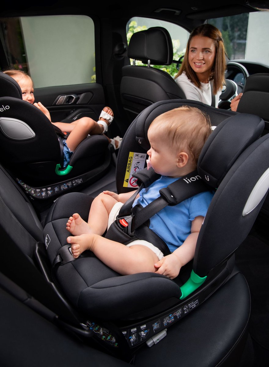 LIONELO BRAAM I-Size Siège Auto Pivotant à 360° Pour les Bébés de 0 à 36  kg, Montage Face et Dos à la Route, ISOFIX + Jambe de Force, Réglage de  l'Appui-Tête et