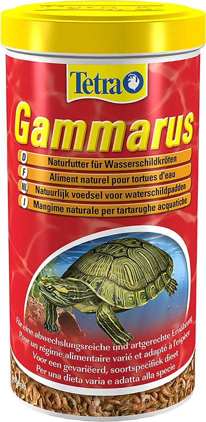Tetra Gammarus Schildpadvoer - Waterschildpad - 1 ltr - Tetra