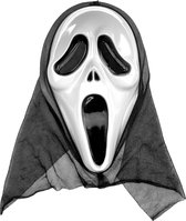 Fjesta Scream Masker - Halloween Masker - Halloween Kostuum - Carnaval Masker - Kunststof - One Size