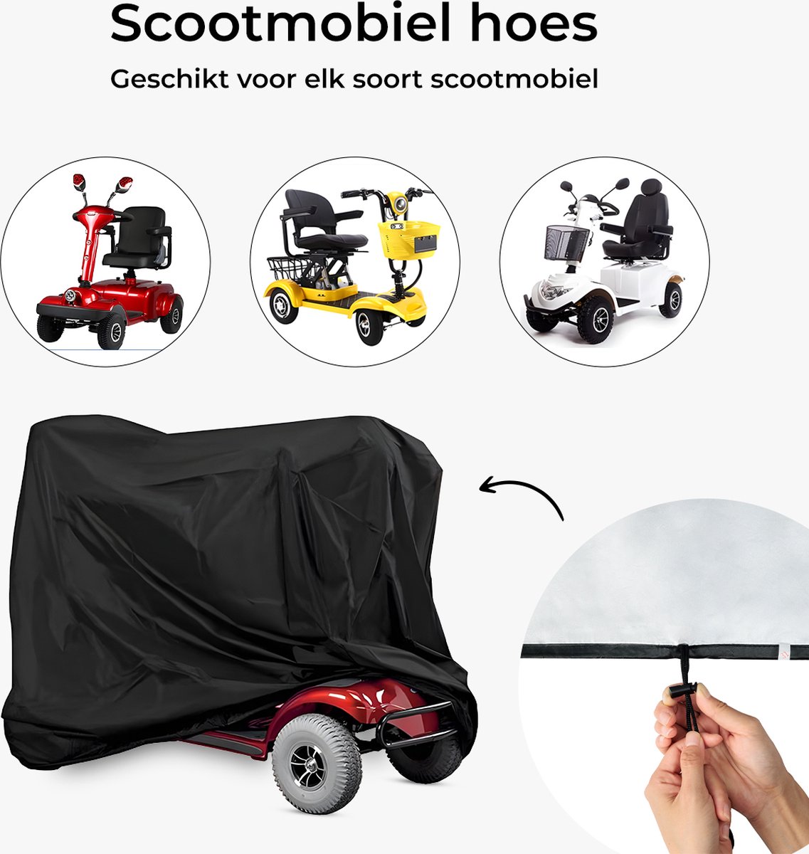 Housse pour scooter de mobilité - Housse étanche - Housse de protection -  170x61x117