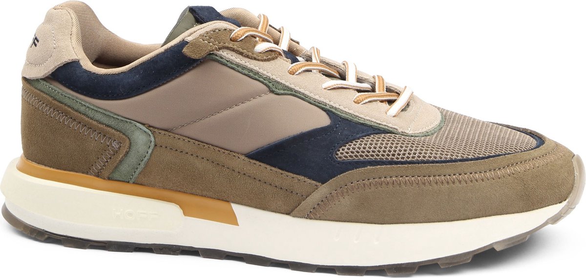 HOFF - Sneakers Sentinel Khaki - Schoenmaat 42cm - Suede,Leer Heren