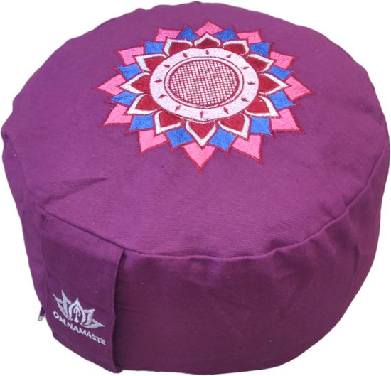 Foto: Yogastyles meditatiedeken 126 rood paars