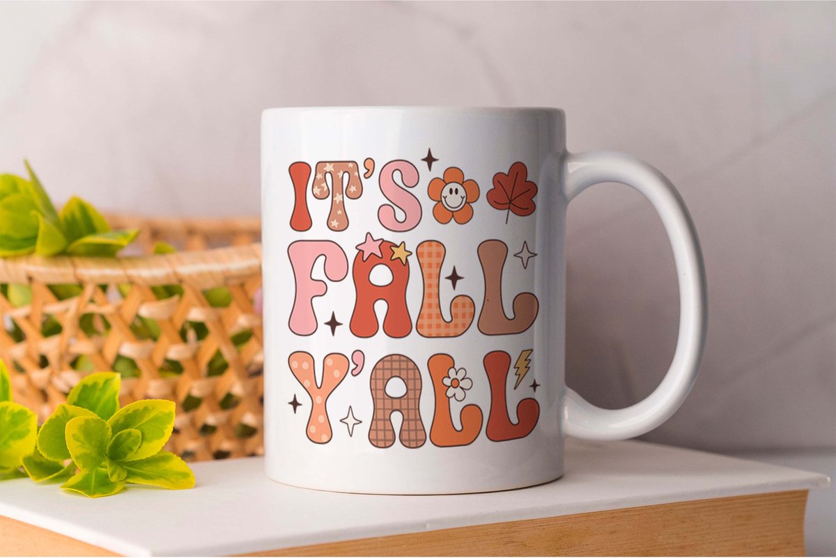 Mok It's Fall Y'all - Cute - Gift - Cadeau - Adorable - CutiePie - Sweet - Lovely - Pretty - Schattig - Lief - Mooi - Snoezig