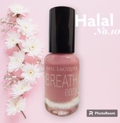 Halal Nagellak - BreathEasy - nagellak no. 10 - waterdoorlatend - luchtdoorlatend - Halal