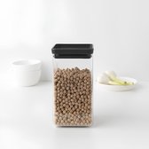 Pot de conservation empilable Tasty+ 1,6 litres - Gris foncé
