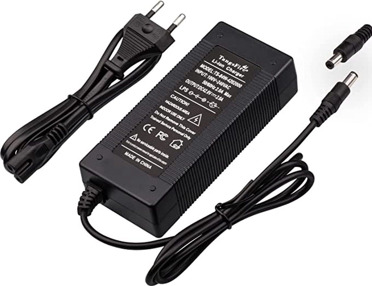 Oplader past voor Windgoo/Moovway Adapter – 42V 2A – Power Charger