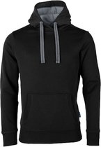 Unisex Sweat Hoodie met capuchon Black - XS