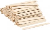 800x houten knutselstokjes 12 cm - Knutselstokjes/ijsstokjes - Houten hobbymaterialen