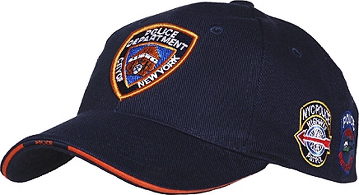 New York Police Department pet donkerblauw - Merkloos