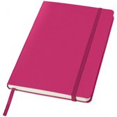 Roze notitie boek gelinieerd A5 formaat
