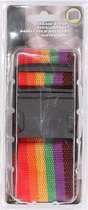 Bagageriem 6 kleurig - kofferband 100-180 cm