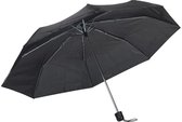 Mini parapluie pliable noir 96 cm - Petit parapluie économique - Protection contre la pluie
