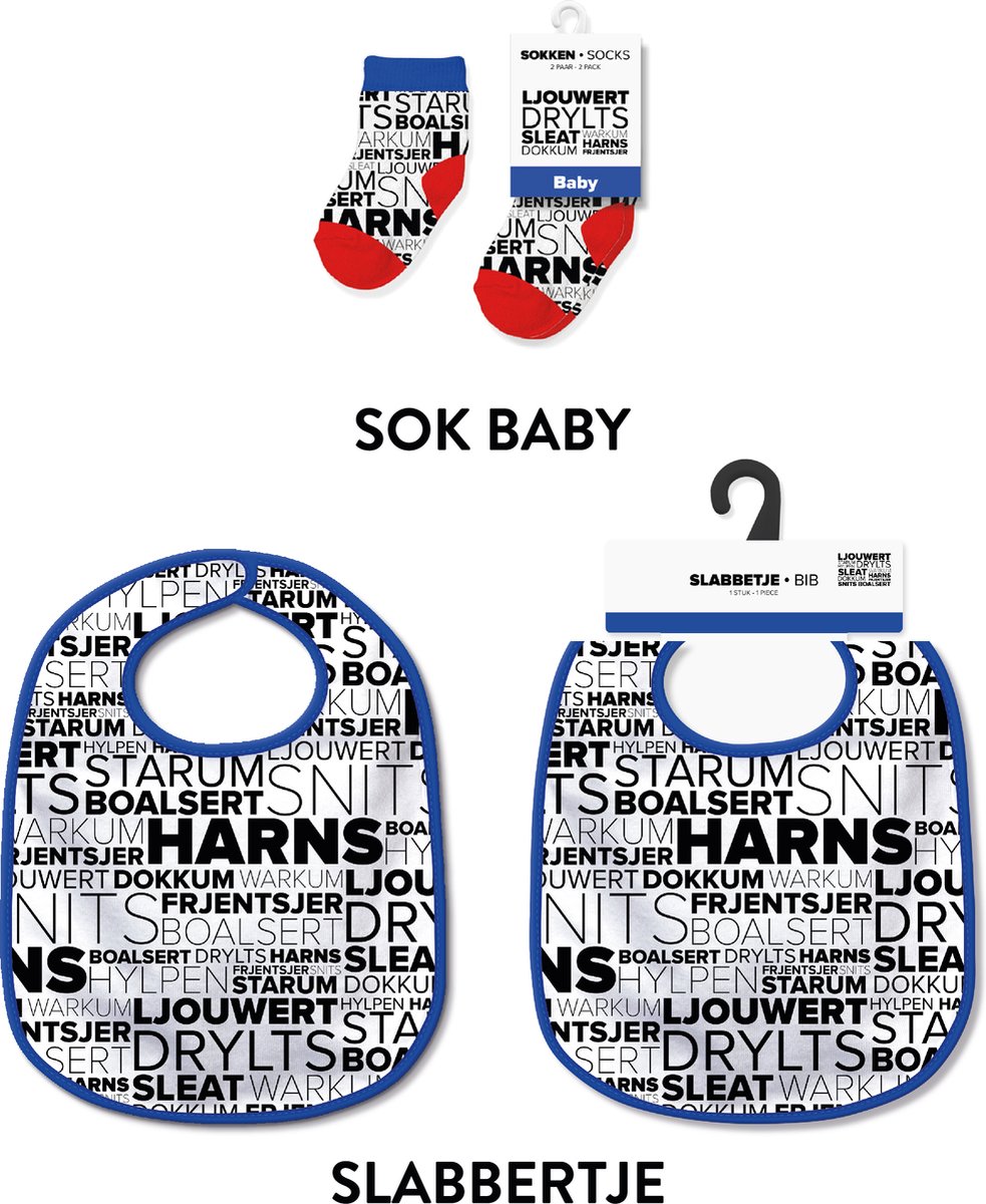 Slabbetjes en sokken met tekst - Baby cadeautjes en kraamcadeautjes - 11-Steden