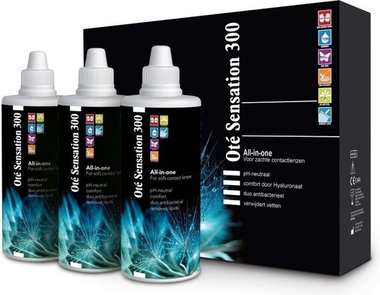 Foto: Ot sensation all in one value pack 3 x 300 ml lenzenvloeistof