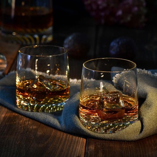 Krosno Premium Whisky Set | 1 × 950 ml Decanter & 6