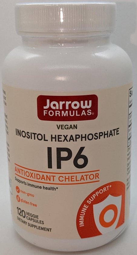 IP6- Inositol Hexaphosphate 500 mg (120 Vegetarian Capsules) - Jarrow ...
