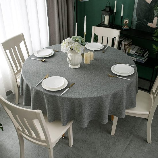 ANRO Tafelkleed, textiel, tafellinnen, katoen, polyester, afwasbaar