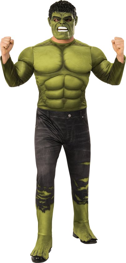 Rubies - De Hulk Deluxe kostuum (maat M/L)