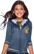 Rubies - Harry Potter Kostuum - Hufflepuff Kostuum Top Meisje - Blauw, Geel - Maat 104 - Carnavalskleding - Verkleedkleding