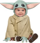 Rubies - Yoda Kostuum - The Child Kostuum Kind - Groen, Wit / Beige - Maat 86 - Carnavalskleding - Verkleedkleding
