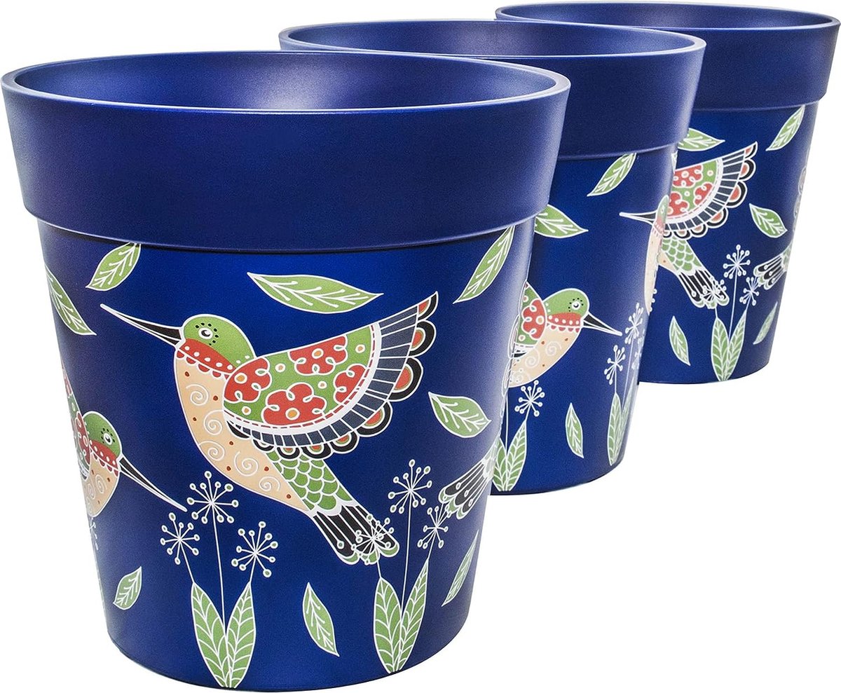 IMJ-Global - 4 plantenbakken voor buiten, groot, 58 x 18 x 49