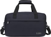 Handbagage, 35 x 20 x 20 cm, handbagage, reistas, sporttas met schouderriem, 14 liter, donkerblauw, donkerblauw