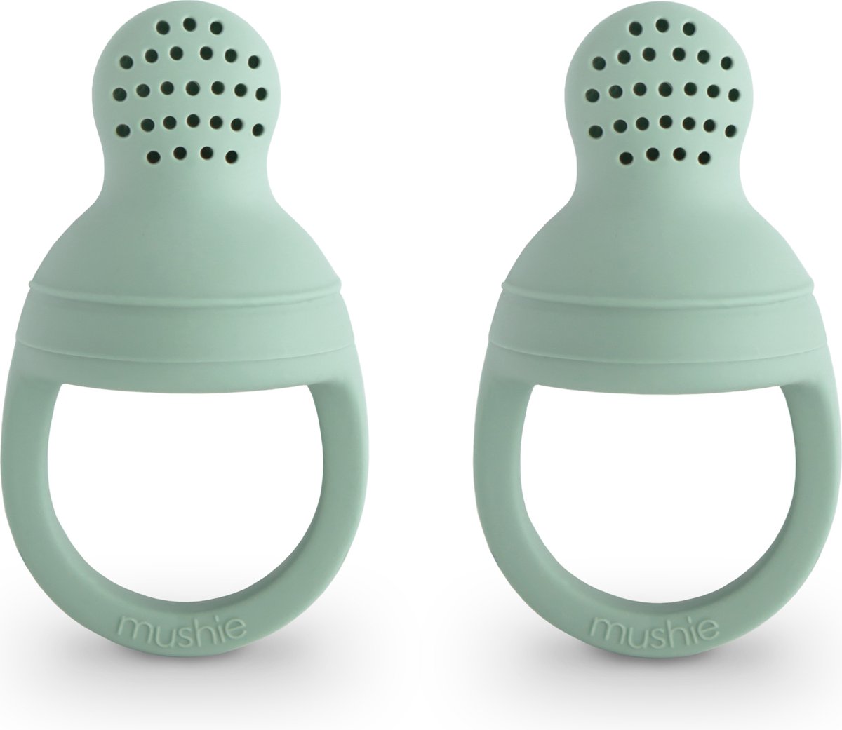 mushie Fruitspeen set van 2 Cambridge Blauw