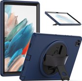 Phreeze Tablethoes Heavy Duty - Geschikt voor Samsung Galaxy Tab A8 Hoes - met Handriem, Standaard en Pencil Opbergvak - Extreme bescherming - Ideaal voor Zakelijk Gebruik / Kinderhoes - Blauw