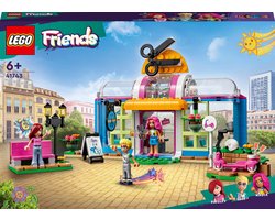 LEGO Friends Kapper, Creatief Kapsalon Speelgoed met Paisley en Olly Minipoppetjes - 41743