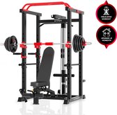 Bol.com Viper Sports Extreme Krachtstation – Multifunctioneel trainingsrek – B110.5xL125.5xH206 cm – Power tower – Fitness appar... aanbieding