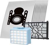 Filter en stofzuigerzakken set geschikt voor Bosch Series 6 en MoveOn Vervanging HEPA - Vervangt G-ALL, BBZ156HF en BBZ02MPF 00579421 00576833