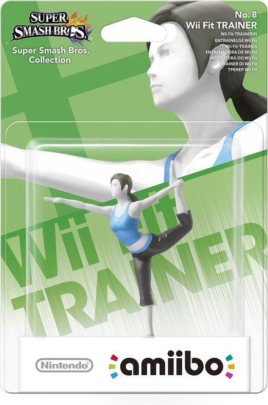 Nintendo amiibo Ingame speelfiguur - Super Smash Wii Fit Trainer - Wii U - NEW 3DS - Switch - Figurines